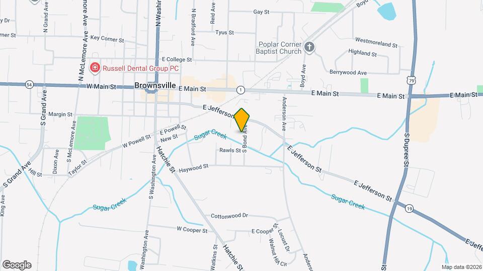 311 S Bond Ave Map and Location Details