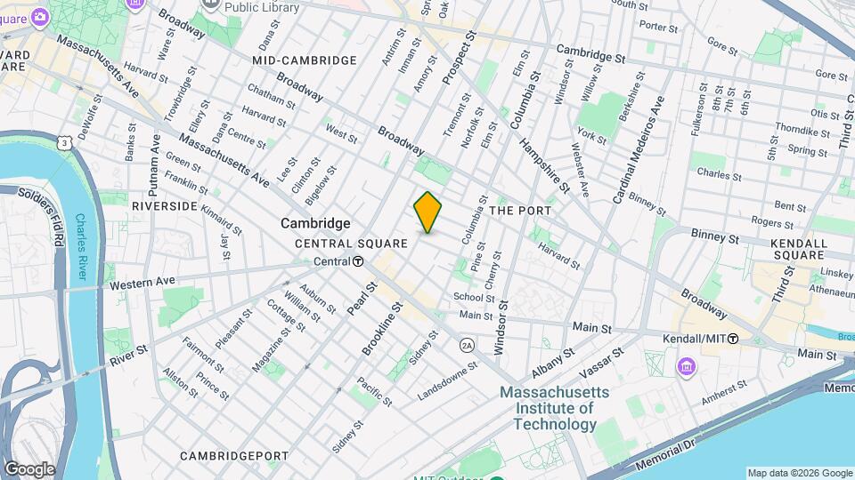 401 Washington St Map and Location Details