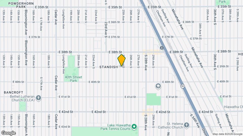 3900 25th Ave S Map and Location Details