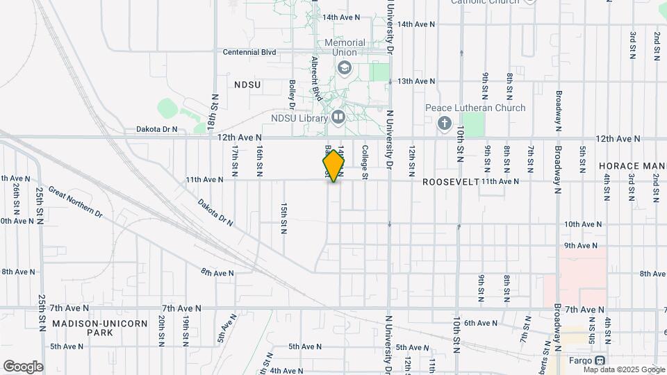 1036 14th St N Map and Location Details