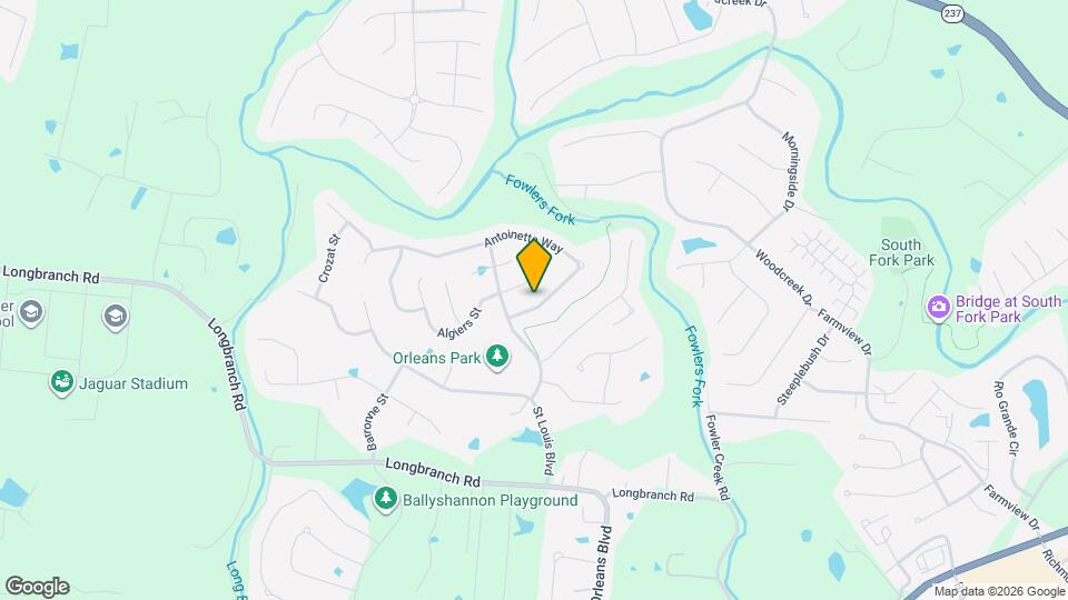 2330 Antoinette Way Map and Location Details