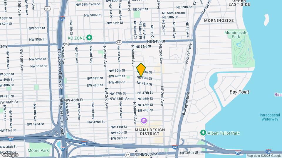 50 NE 49th St Map and Location Details