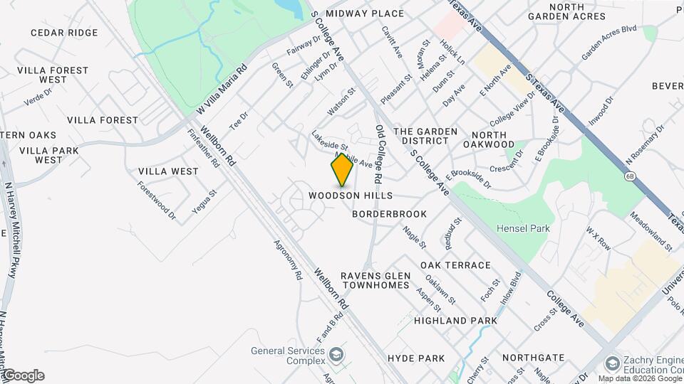 3921 Olive St, Unit A Mapa y Detalles de la Ubicación