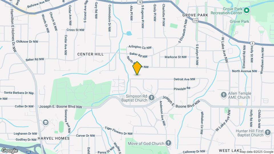 2059 Detroit Ave NW Map and Location Details