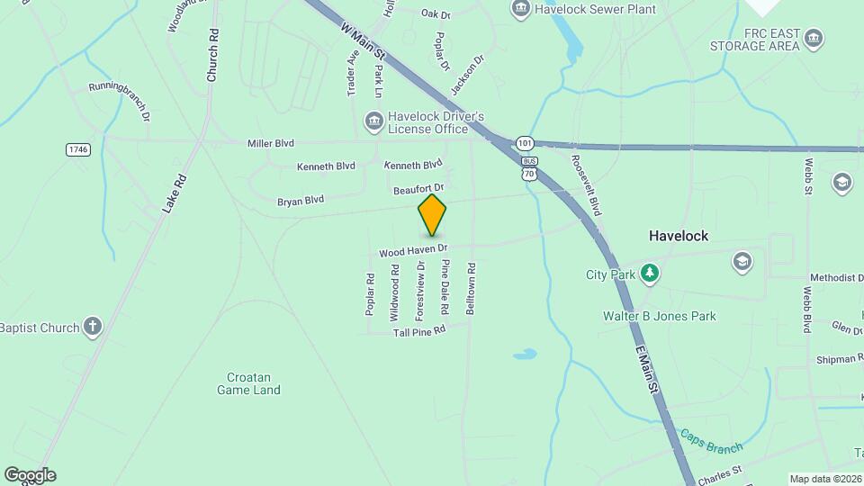 312 Wood Haven Dr Map and Location Details