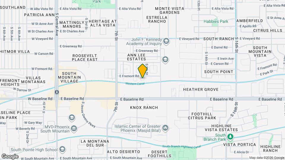 834 E Minton St Mapa y Detalles de la Ubicación