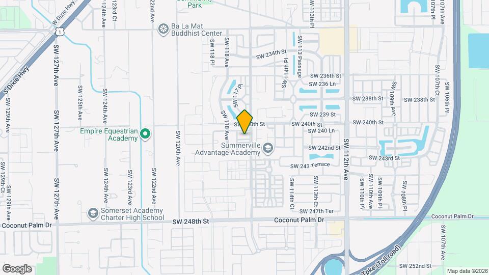 11719 SW 241st St Map and Location Details