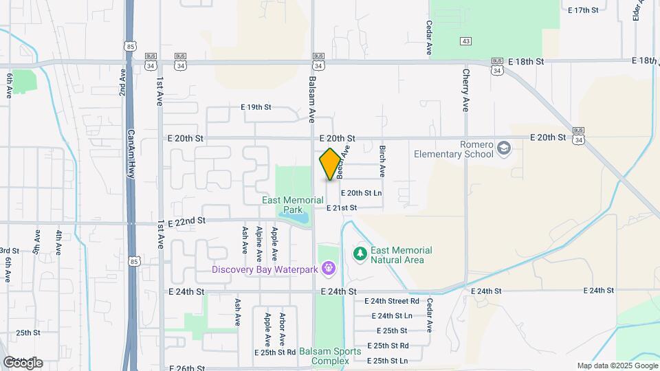2034 Buckeye Ave Map and Location Details