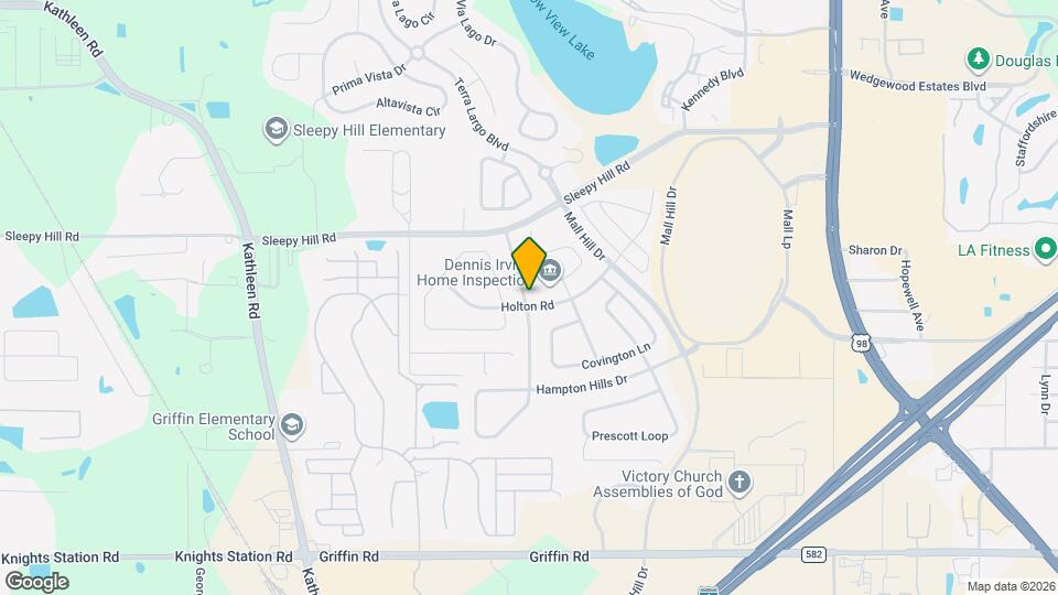 3933 Hampton Hills Dr Mapa y Detalles de la Ubicación