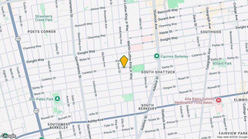 1816 Carleton St Mapa y Detalles de la Ubicación