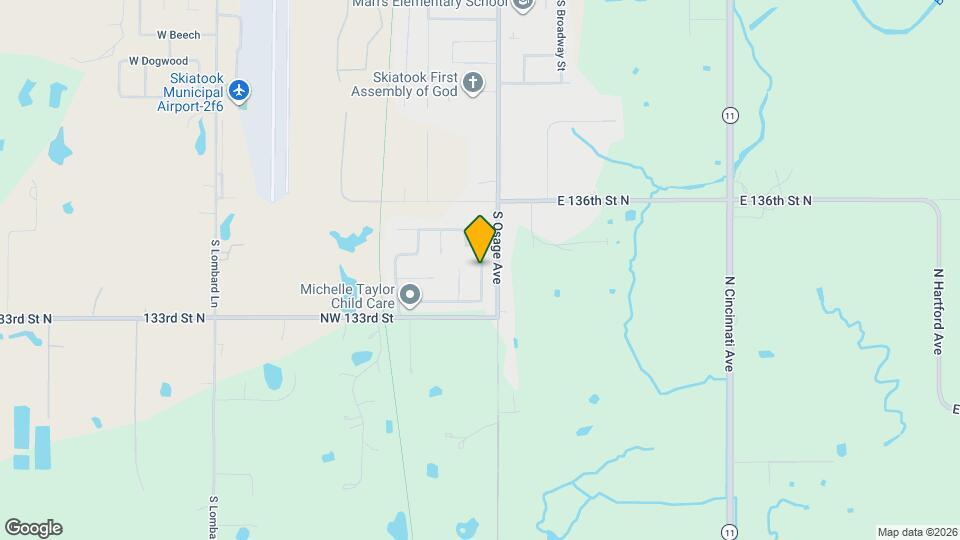 1132 S Javine Ave Map and Location Details