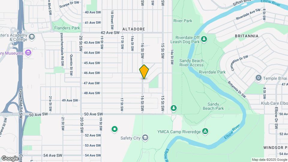 4716 16 St SW Map and Location Details