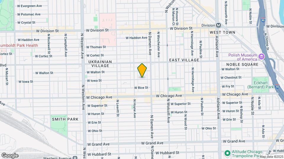 2053 W Iowa St Map and Location Details