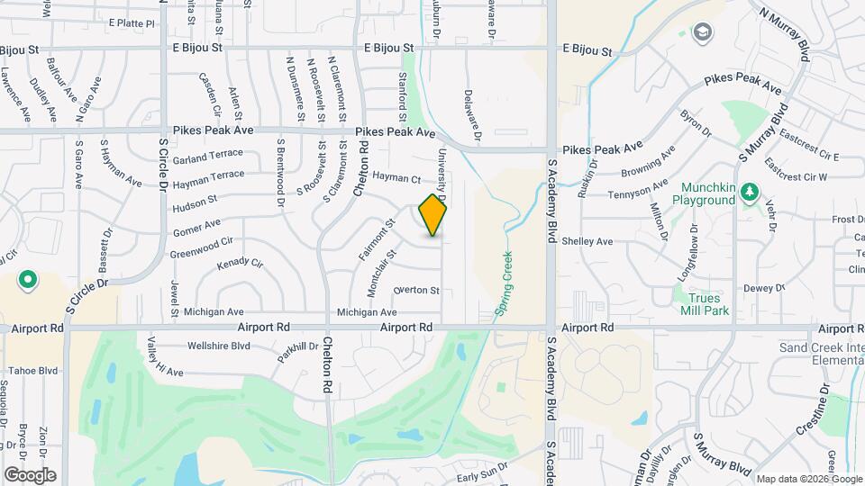 3660 Brentwood Terrace Map and Location Details