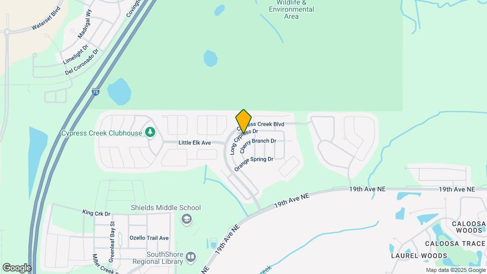 15438 Long Cypress Dr Map and Location Details