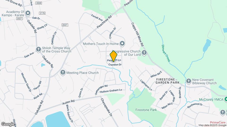 1316 Crandon Dr Map and Location Details