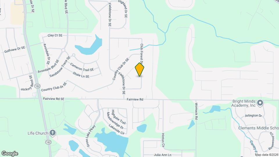 2815 Club Forest Dr SE Mapa y Detalles de la Ubicación