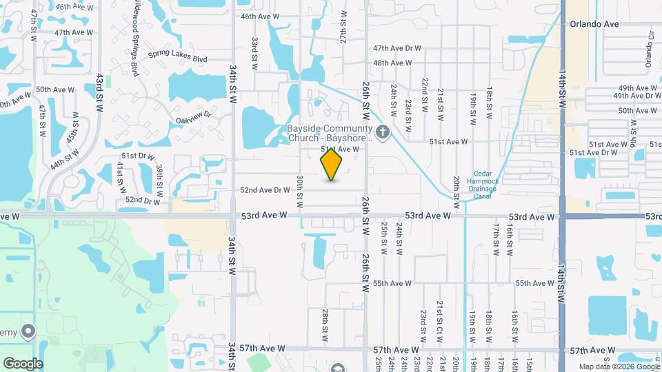 2803 52nd Ave Dr W, Unit 703 Map and Location Details