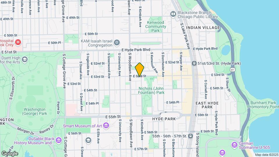 5312-5316 S Kimbark Ave Map and Location Details