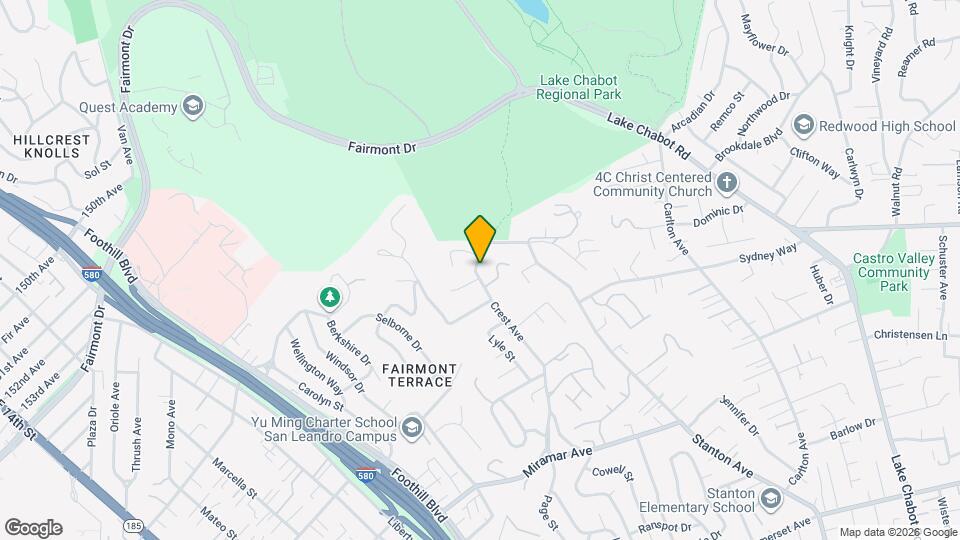 18500 Crest Ave Map and Location Details