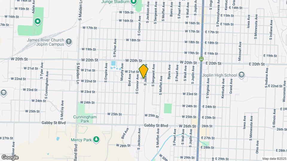 2118 S Jackson Ave Map and Location Details