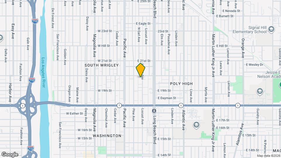 1965 Locust Ave Map and Location Details