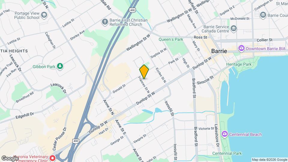 21 Frances St N Map and Location Details