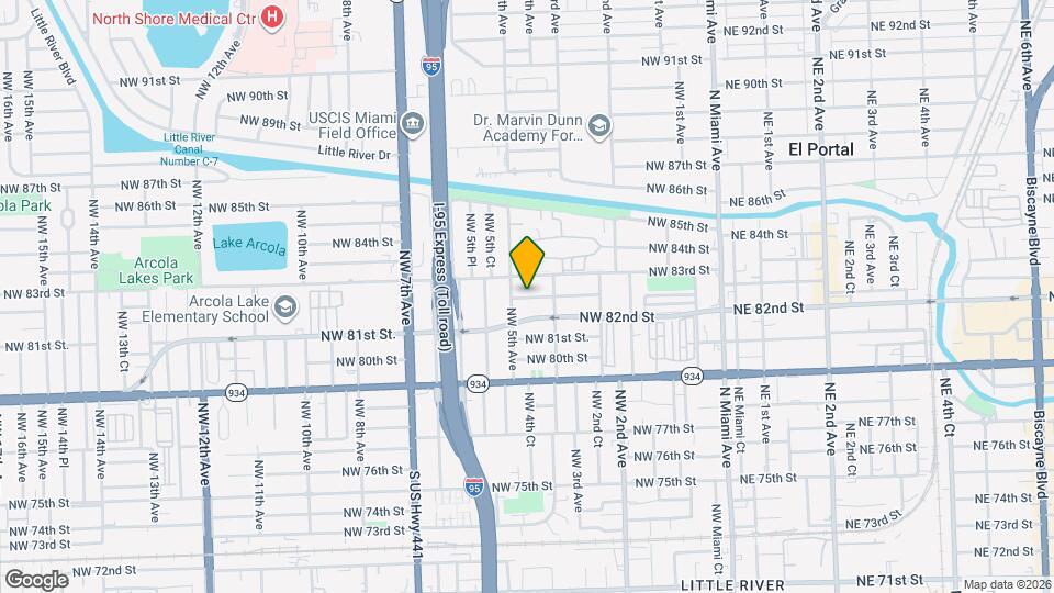 453 NW 82nd Terrace Map and Location Details