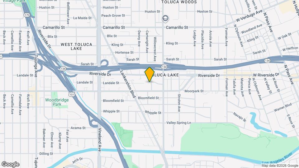 4427 Cartwright Ave, Unit 4 Mapa y Detalles de la Ubicación