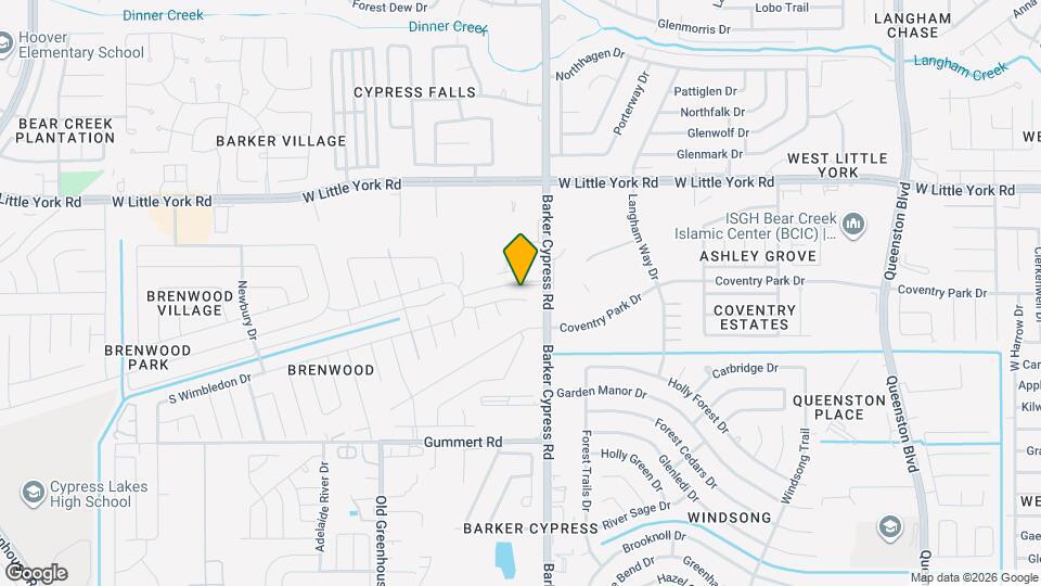18130 Bethany Manor Ct Map and Location Details