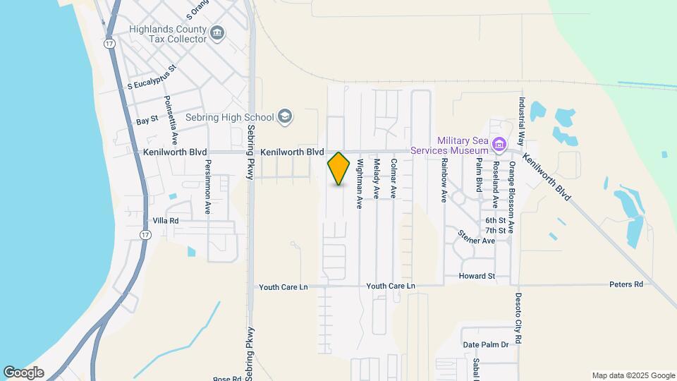 1525 Queen Palm Ave Map and Location Details