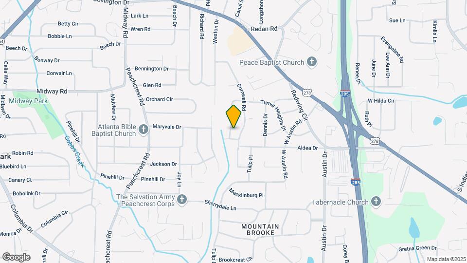 3525 Turner Heights Dr Map and Location Details