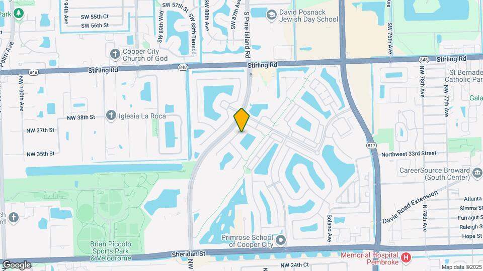 3749 NW 85th Terrace Map and Location Details