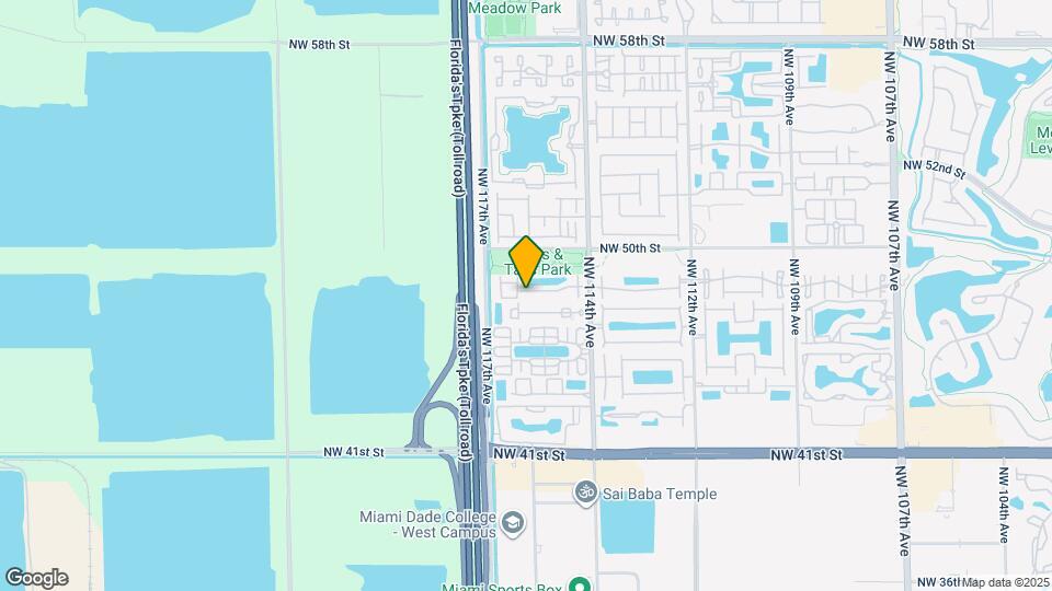 11548 NW 48th Terrace Map and Location Details