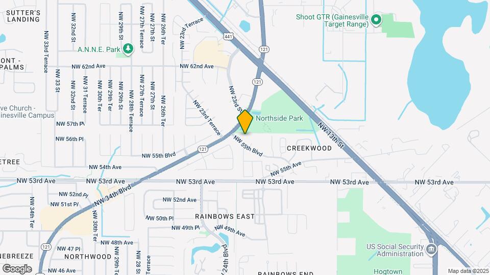 2220 NW 55th Blvd Map and Location Details