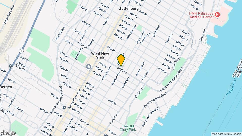 6002 Hudson Ave, Unit 1A Map and Location Details