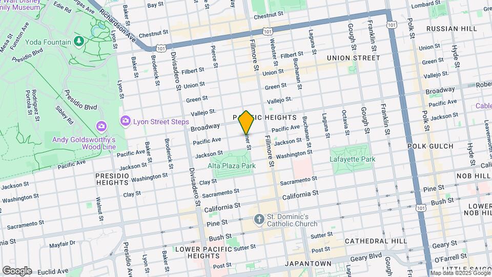 2525 Steiner St Mapa y Detalles de la Ubicación