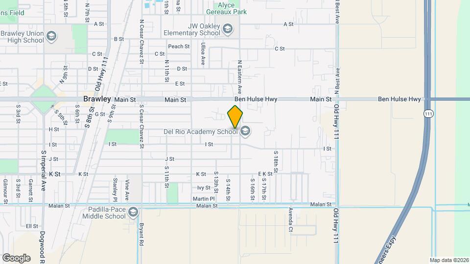 1416 H St Map and Location Details
