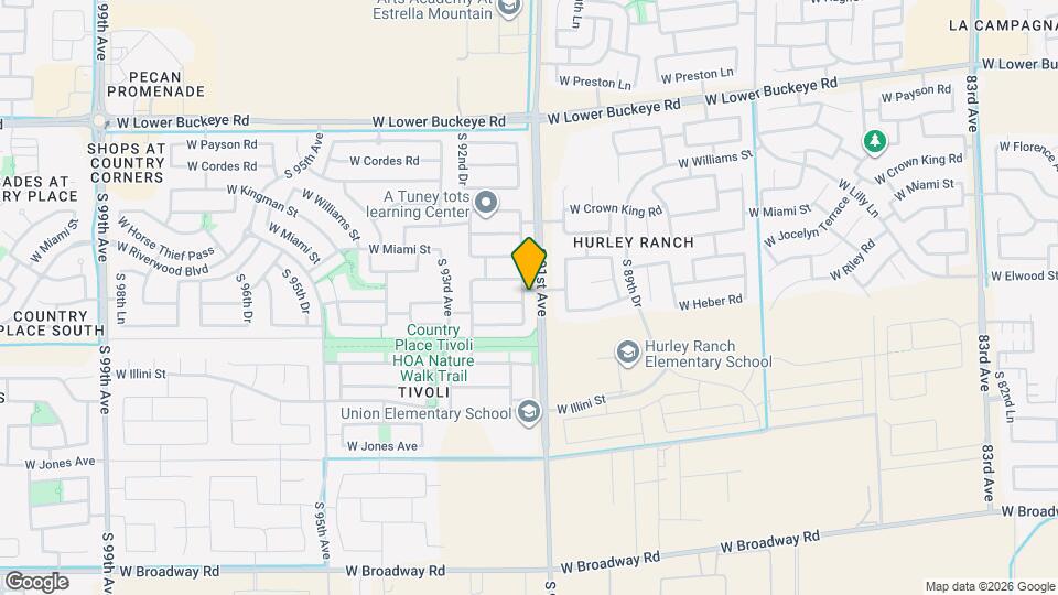 3405 S 91st Dr, Unit 3W Map and Location Details