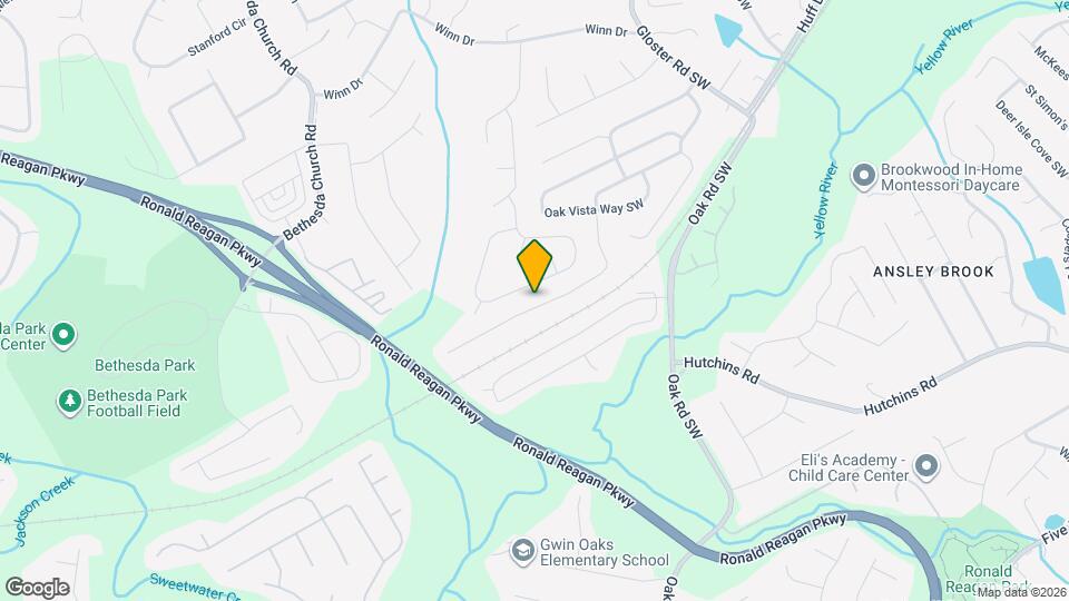 551 Oak Vista Ct Map and Location Details