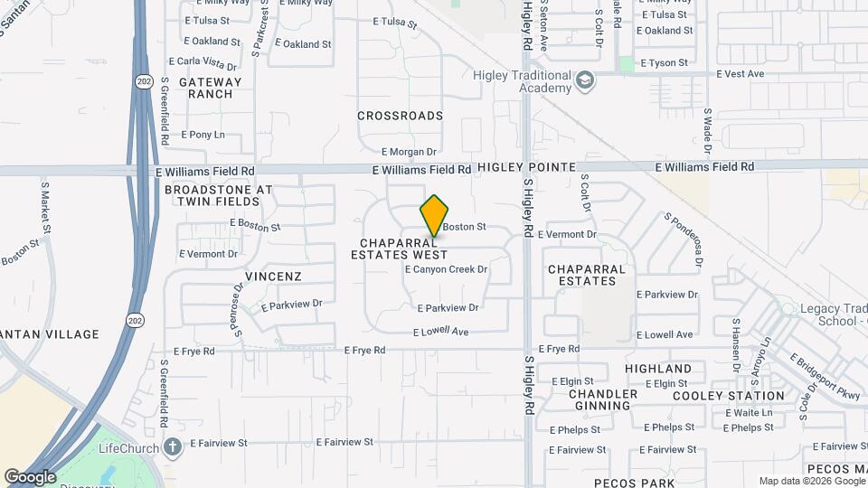 3012 E Vermont Dr Map and Location Details