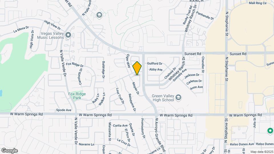 1733 Toltec Cir Map and Location Details