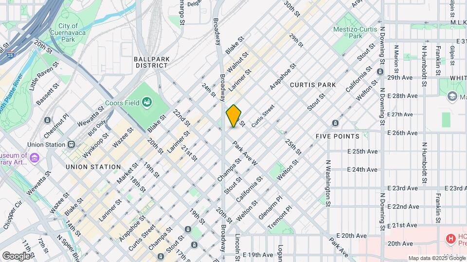 2322 Arapahoe St Map and Location Details