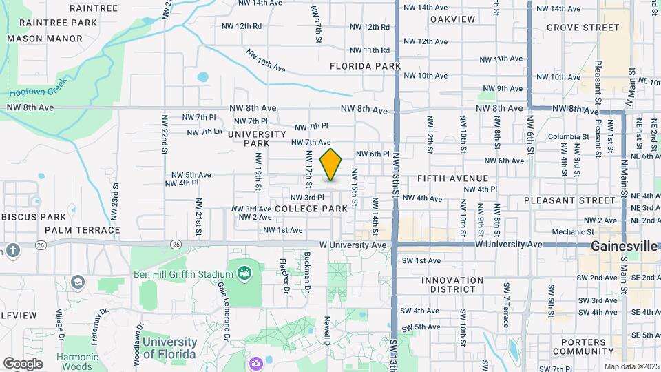 Gator Park Apartments Mapa y Detalles de la Ubicación