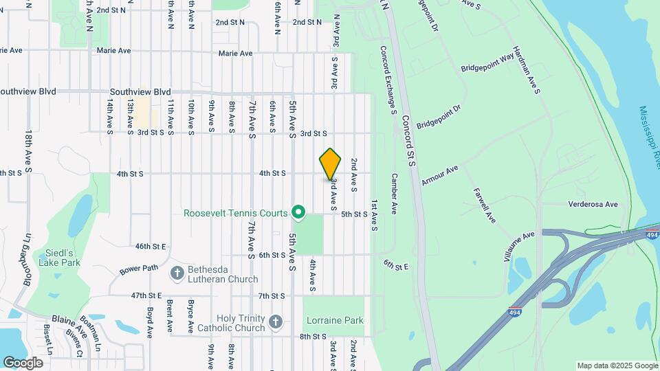 416 3rd Ave S Map and Location Details