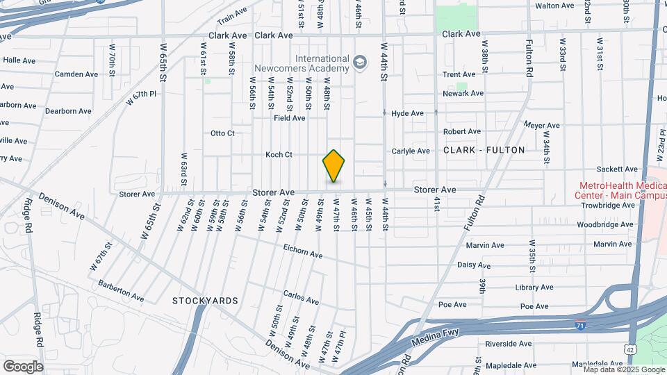 4710 Storer Ave Map and Location Details