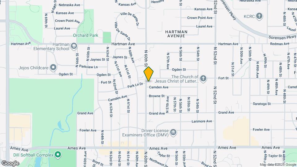 5207 N 60th St Map and Location Details
