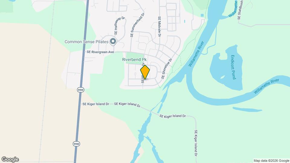 3645 SE Midvale Dr Map and Location Details