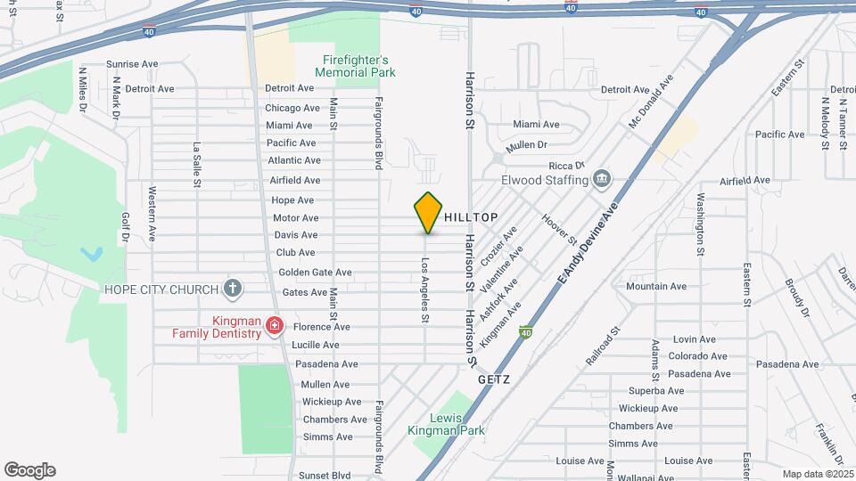 2202 Davis Ave Map and Location Details