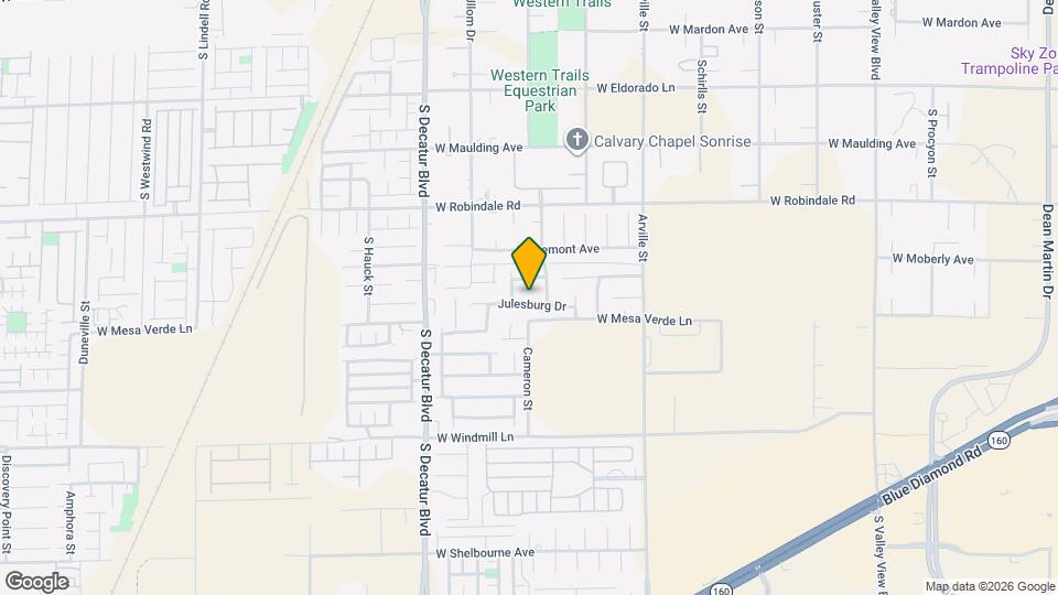 4608 Julesburg Dr Mapa y Detalles de la Ubicación